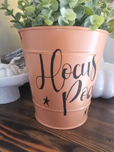 Load image into Gallery viewer, Hocus Pocus Metal bucket
