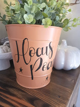 Load image into Gallery viewer, Hocus Pocus Metal bucket
