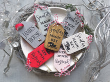 Load image into Gallery viewer, Santas Magic Key with personalised wooden tag
