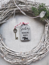 Load image into Gallery viewer, Santas Magic Key with personalised wooden tag
