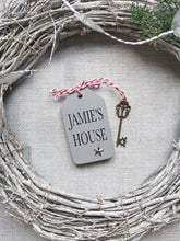 Load image into Gallery viewer, Santas Magic Key with personalised wooden tag
