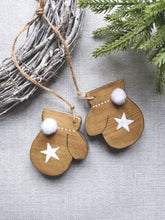 Load image into Gallery viewer, Pair of Wooden Mittens
