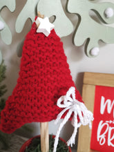 Load image into Gallery viewer, Red Knitted Tree in Painted Terracotta pots
