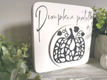 Load image into Gallery viewer, Wooden Pumpkin Patch Sign
