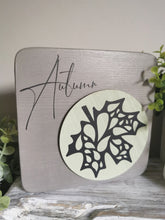 Load image into Gallery viewer, Wooden Autumn Sign
