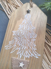 Load image into Gallery viewer, Large Chunky Wooden Christmas Tag
