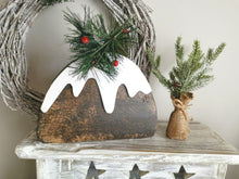Load image into Gallery viewer, Wooden Christmas Pudding

