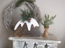 Load image into Gallery viewer, Wooden Christmas Pudding
