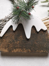 Load image into Gallery viewer, Wooden Christmas Pudding
