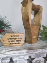 Load image into Gallery viewer, Robin on Handmade Wooden Handle
