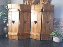 Load image into Gallery viewer, Joined Freestanding Shutter Panels - 75cm height

