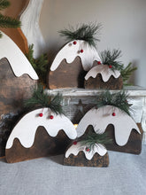 Load image into Gallery viewer, Wooden Christmas Pudding
