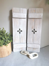Load image into Gallery viewer, Wooden decorative Shutter panel - Petal
