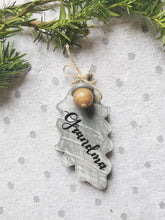 Load image into Gallery viewer, Personalised Gift Wooden Hanging Oak Leaf &amp; Wooden Acorn - children gift keepsake memory Teachers Gift, home decor,
