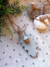 Load image into Gallery viewer, Wooden Hanging Oak Leaf &amp; Wooden Acorn - children gift keepsake memory Teachers Gift Autumn home decor New Home Gift
