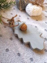 Load image into Gallery viewer, Wooden Hanging Oak Leaf &amp; Wooden Acorn - children gift keepsake memory Teachers Gift Autumn home decor New Home Gift
