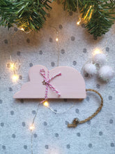 Load image into Gallery viewer, Wooden mouse with bell, Home gift, mouse decor, wooden animal decor
