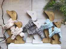 Load image into Gallery viewer, Wooden Ducks,  spring decor, Tiered tray accessories
