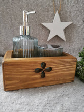 Load image into Gallery viewer, Soap dispenser, bathroom accessories, soap dispenser holder, wooden storage, soap pump, bathroom storage,
