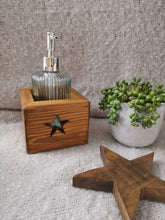 Load image into Gallery viewer, Soap dispenser, bathroom accessories, soap dispenser holder, wooden storage, soap pump, bathroom storage,
